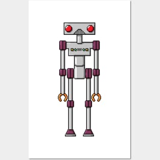 Pixel Robot 188 Posters and Art